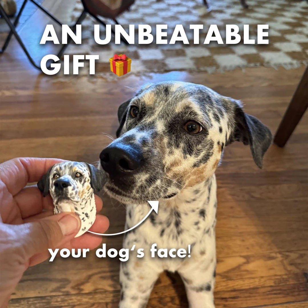 Custom-Engraved Magnetic Pet Head Figurine