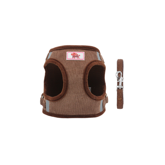Reflective Dog Vest and Leash Set