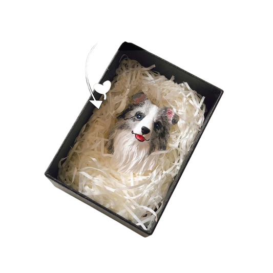 Custom-Engraved Magnetic Pet Head Figurine